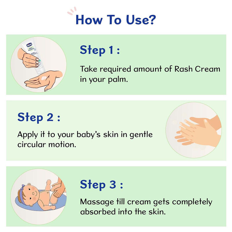 Chicco Baby Moments Diaper Rash Cream Zinc Oxide Panthenol 0% 100gm