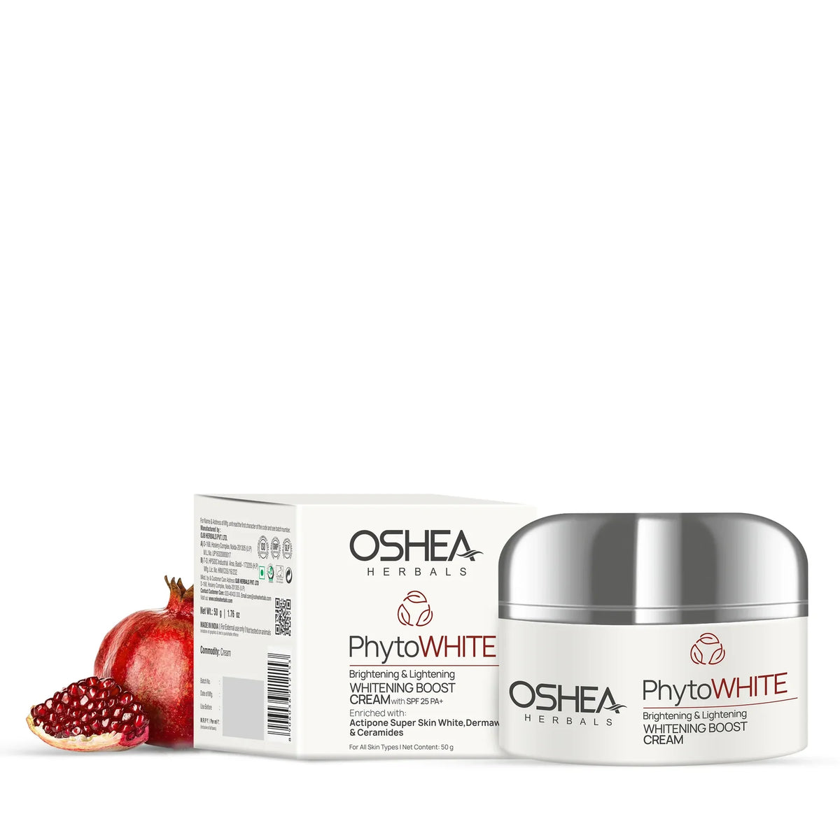 Oshea Herbals PhytoWHITE Brightening & Lightening Whitening Boost Cream with Spf 25 PA+ 50g