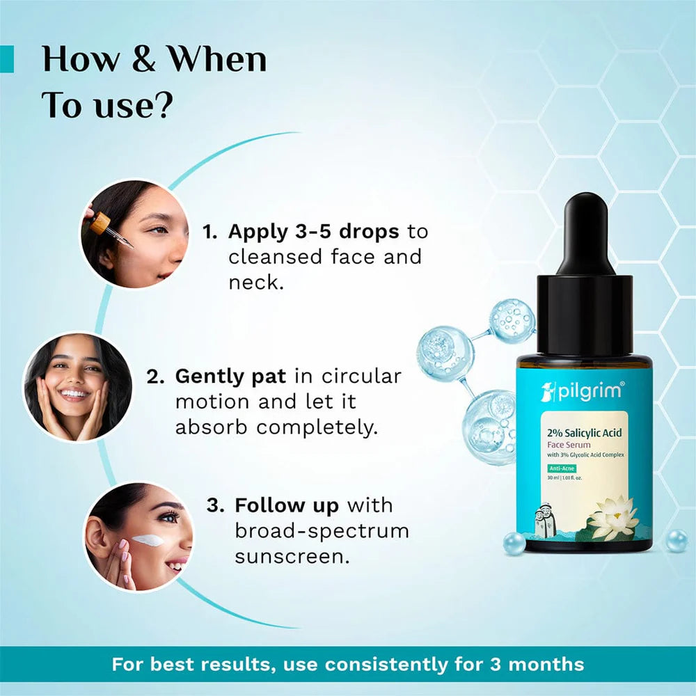 pilgrim 2% Salicylic Acid Anti-Acne Face Serum