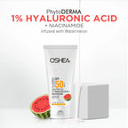 OSHEA HERBAL Hyaluronic Acid Sunscreen Gel SPF 50 for Dry and Dehydrated Skin 50ml