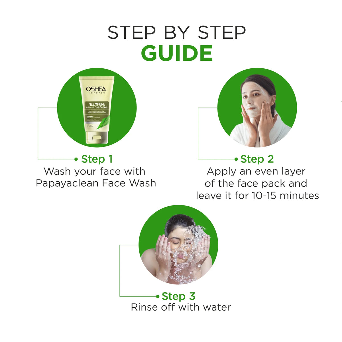 Oshea Herbals NeemPure Anti Pimple & Acne Facepack 100g