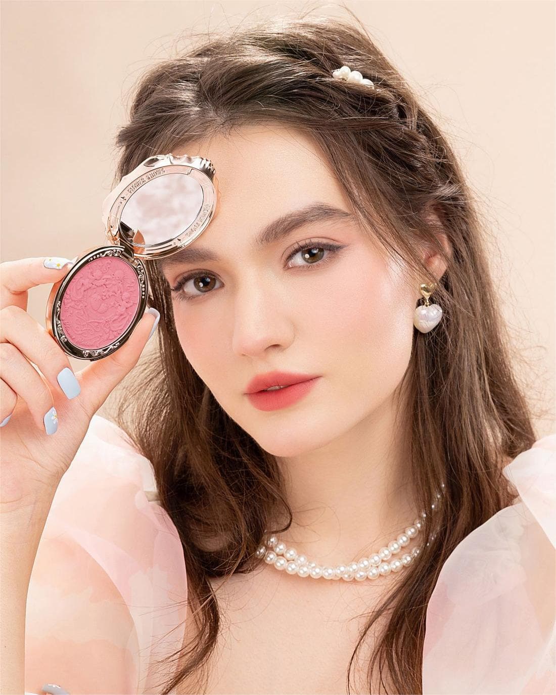 Flower Knows Strawberry Rococo Embossed Blush 05 Berry Mary