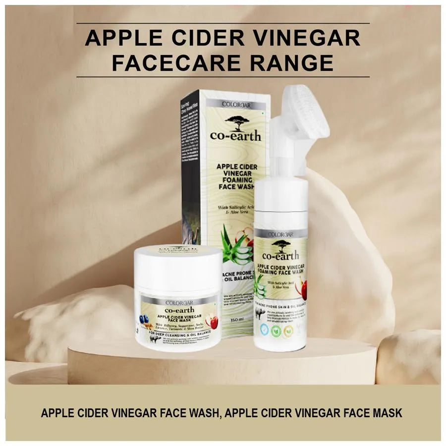 ColorBar Co-Earth Apple Cider Vinegar Face Mask For Deep Cleansing & Oil Balance 100gm