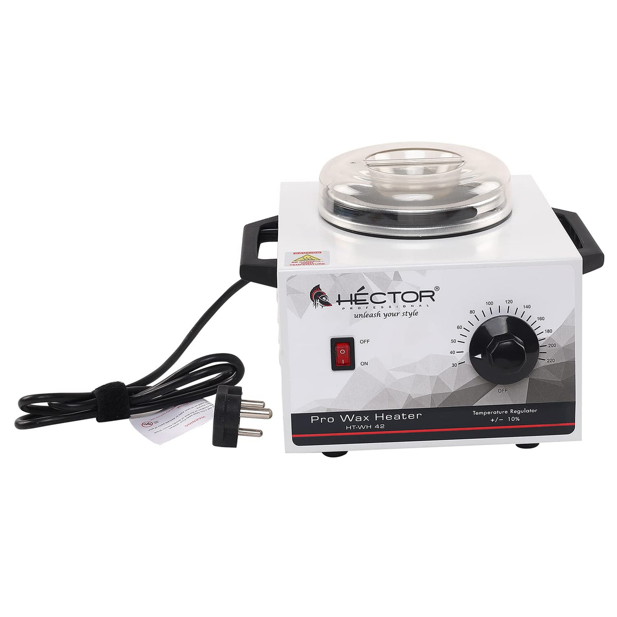 Hector Professional Wax Heater with Temprature control and single pot for Salon/Home use