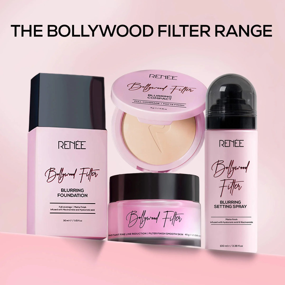 RENEE Bollywood Filter Blurring Setting Spray For Face With Matte Finish, 100ml