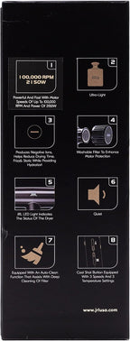 JRL PROFESSIONAL Forte Ultra-Light.Powerful.Efficient Black Hair Dryer