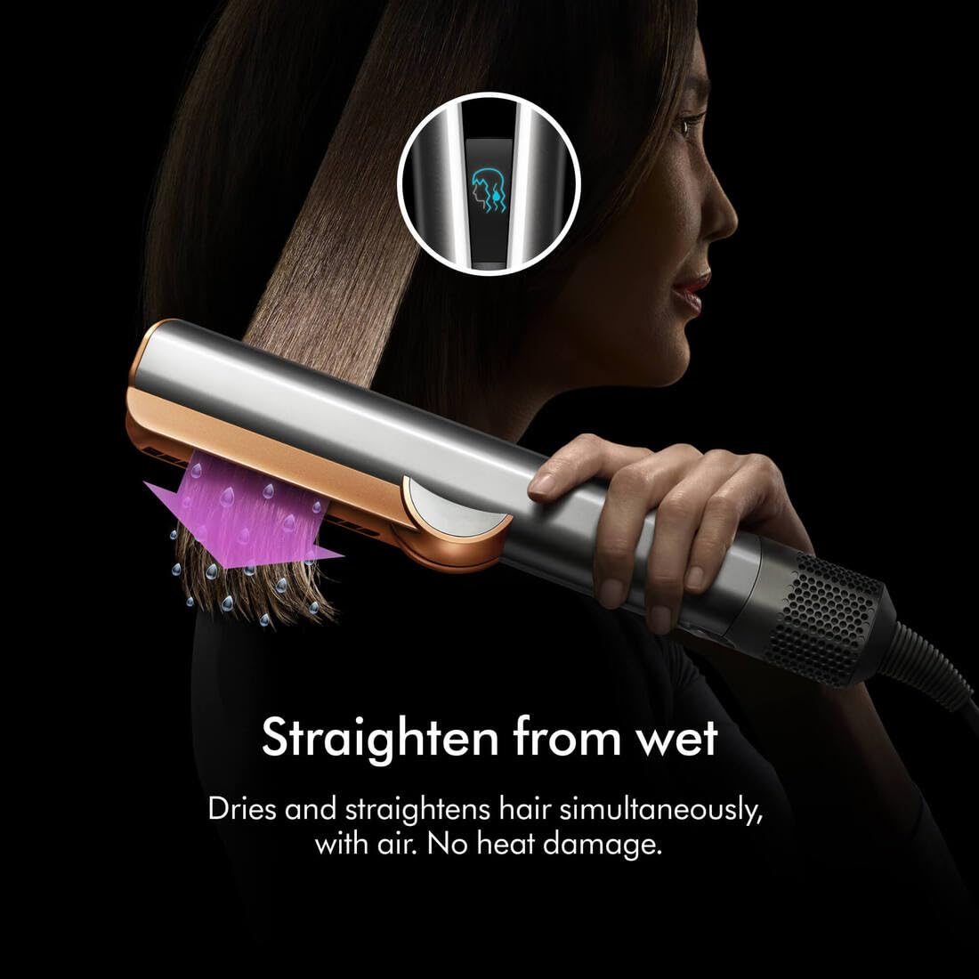 Dyson Airstrait Hair Straightener Red Velvet and Gold Special Edition