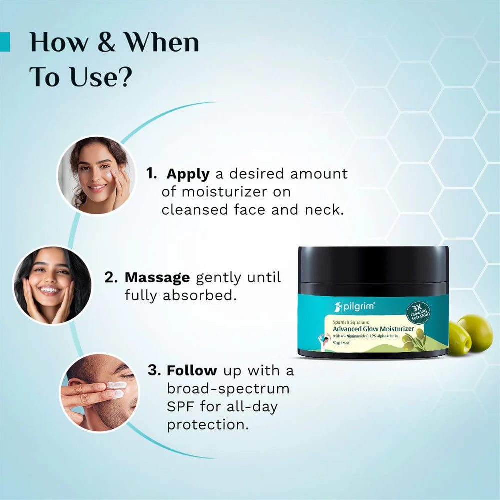 pilgrim Spanish Squalane Glow Moisturizer 50g Spanish Squalane Glow Moisturizer 50g