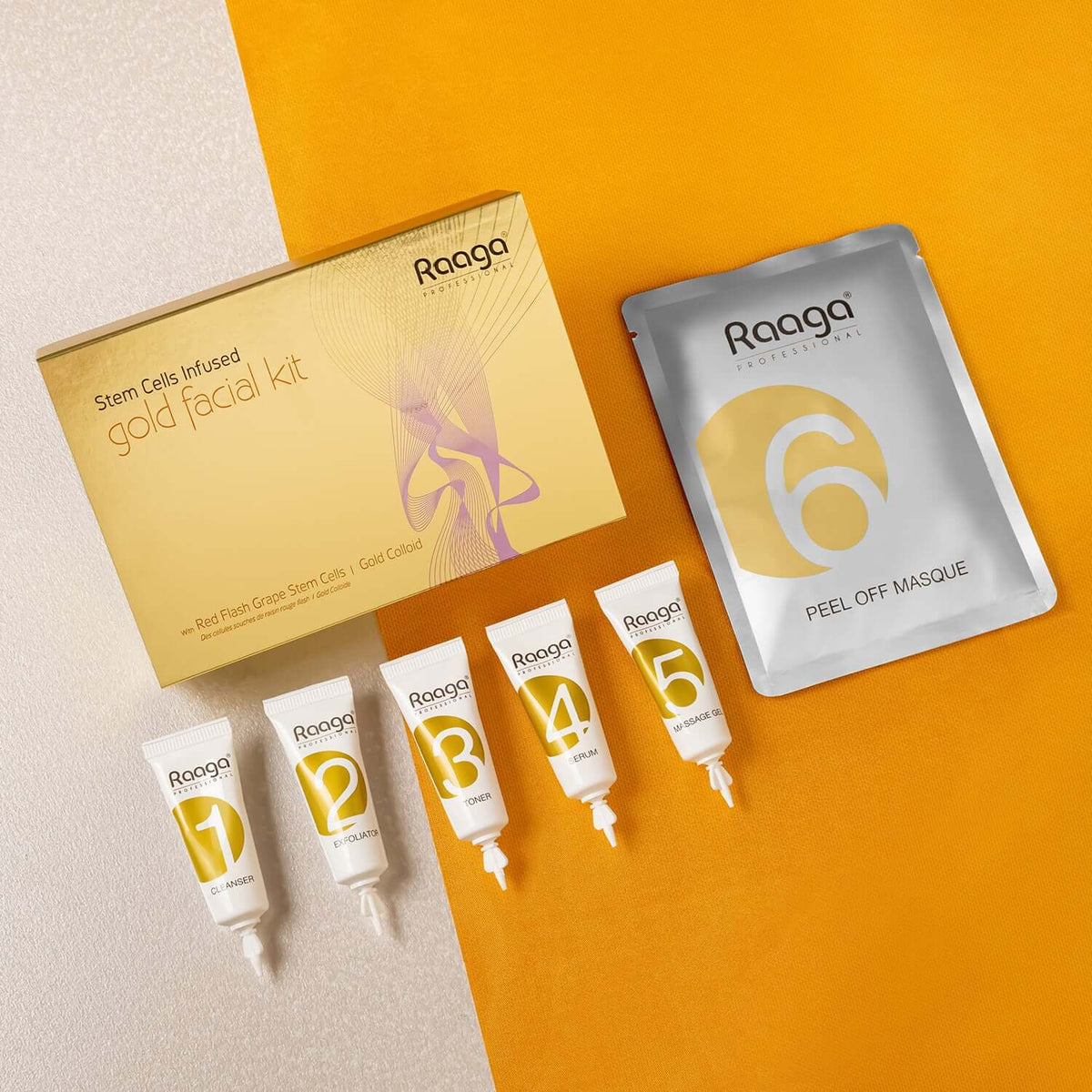 Raaga Professional Gold Facial Kit 6 Steps