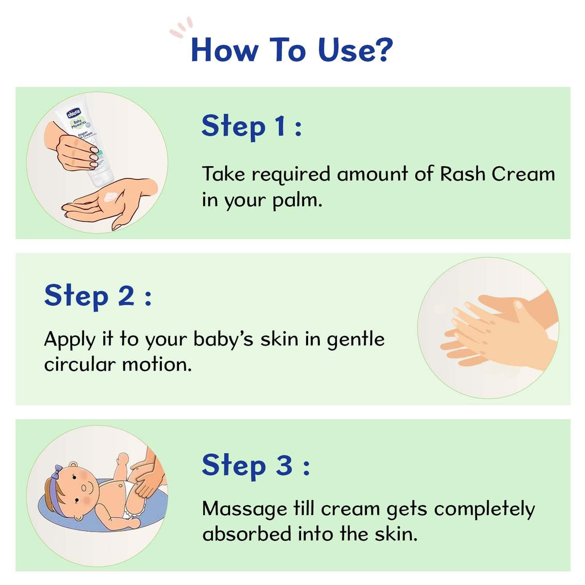 Chicco Baby Moments Diaper Rash Cream with Zinc Oxide & Vitamin B5 50g