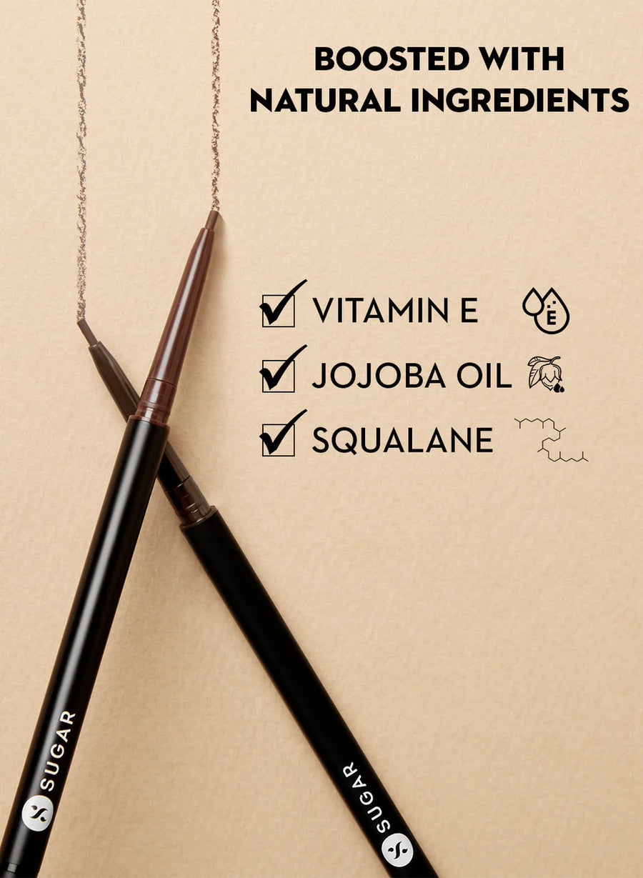 Sugar Cosmetics Arch Arrival Micro Brow Pencil