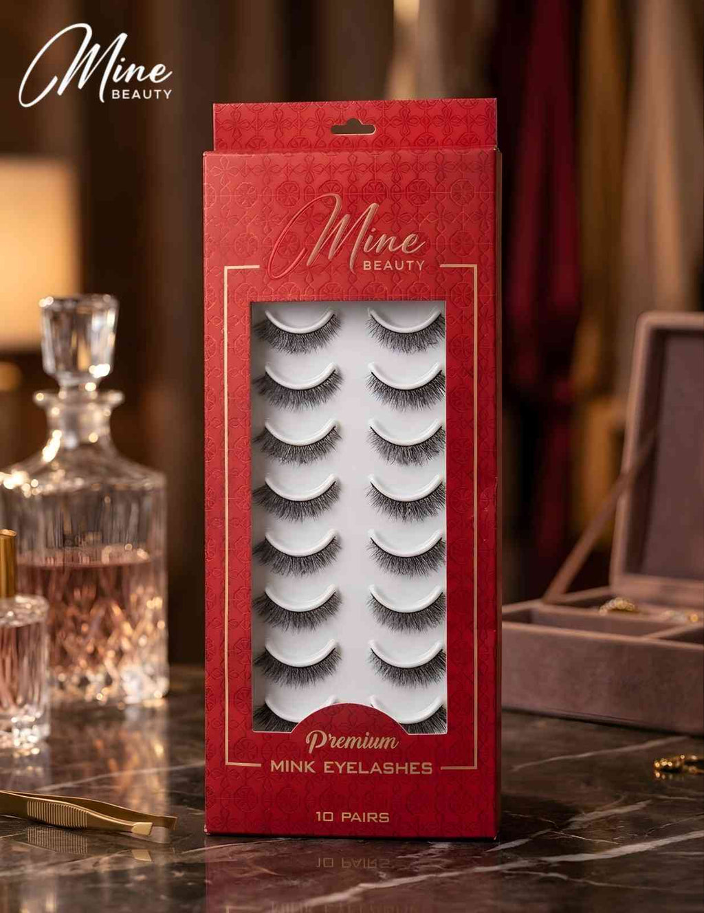 Mine Beauty Premium Mink Eyelashes 10 Pairs