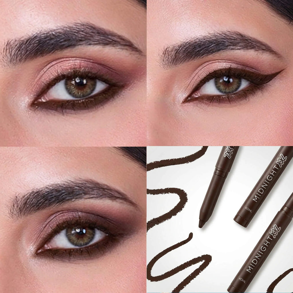 RENEE Midnight XXL Waterproof & Smudge-proof Kohl With Sharpener 1.5g