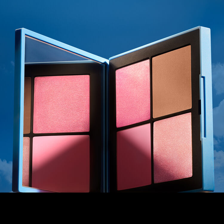NARS HOT ESCAPE CHEEK PALETTE 0.12 Oz, 3.5g (x4)