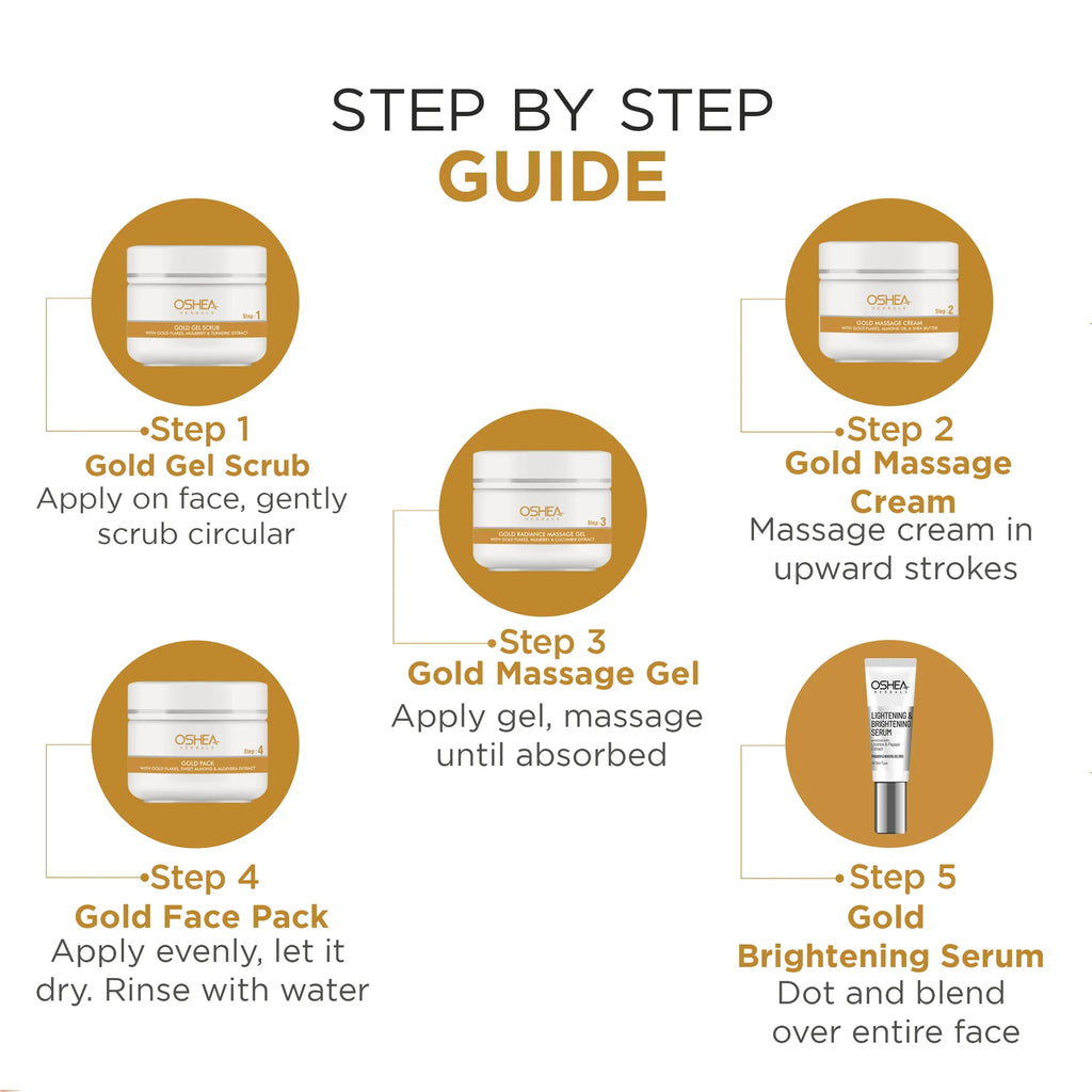 Oshea Herbals Gold Rejuvenating Facial Kit 209g