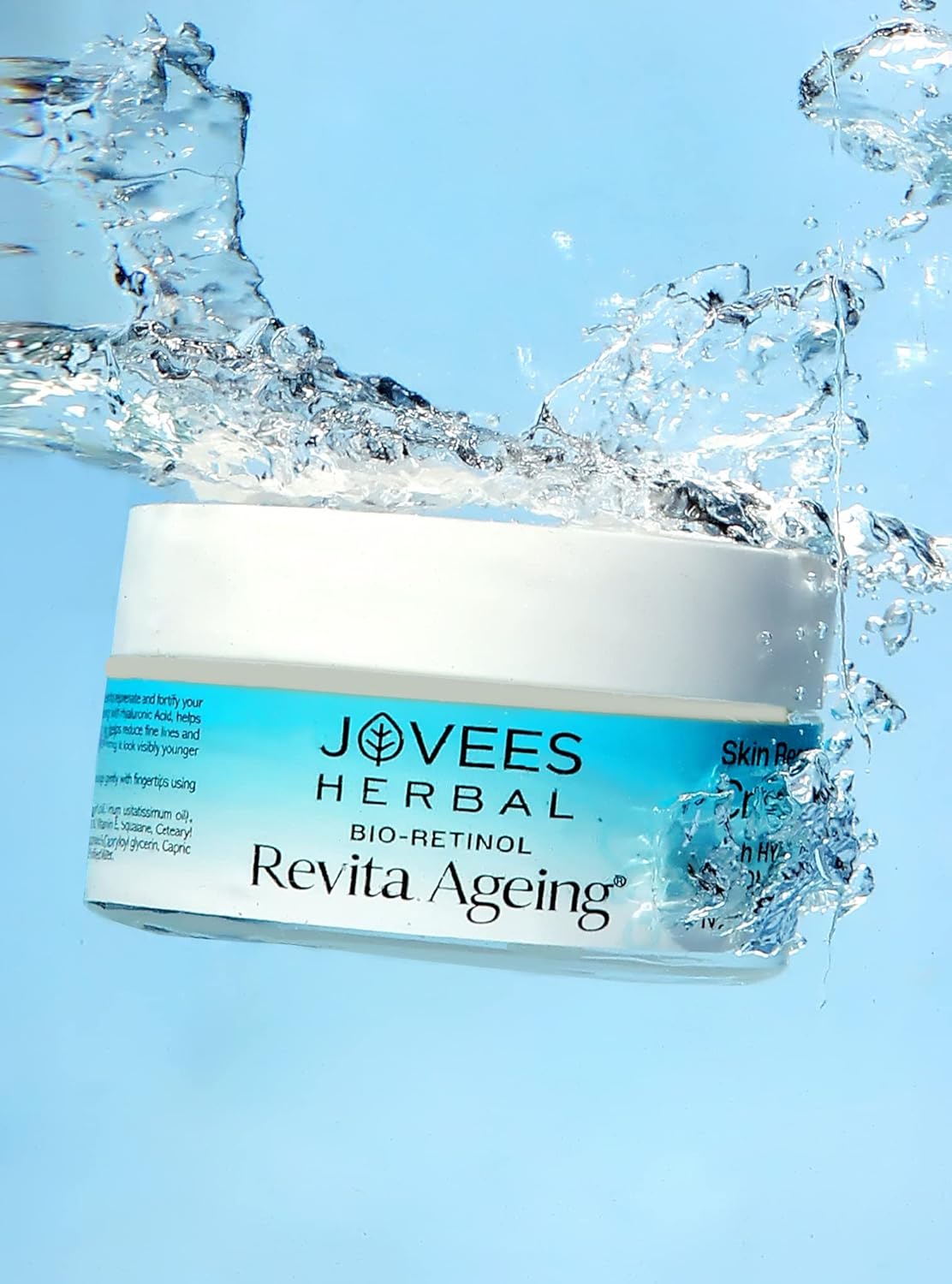 Jovees Herbal Bio-Retinol Revita Ageing Face Cream | Made with Eco-Certified Bio-Retinol | Reduce Sign of Ageing, Hyperpigmentation & Improves Uneven Skin Tone 50g