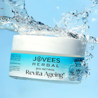 Jovees Herbal Bio-Retinol Revita Ageing Face Cream | Made with Eco-Certified Bio-Retinol | Reduce Sign of Ageing, Hyperpigmentation & Improves Uneven Skin Tone 50g