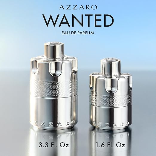 Azzaro Wanted Eau de Parfum 100 ml - Energizing & Intense Mens Cologne - Woody, Aromatic & Spicy Fragrance - Fresh Notes of Juniper Berries, Sage, Vetiver - Lasting Wear - Luxury Perfumes for Men