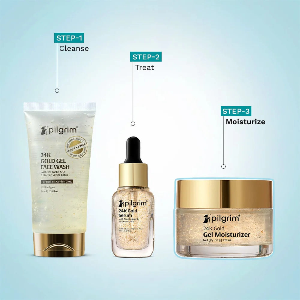 pilgrim 24K Gold Gel Moisturizer 50g