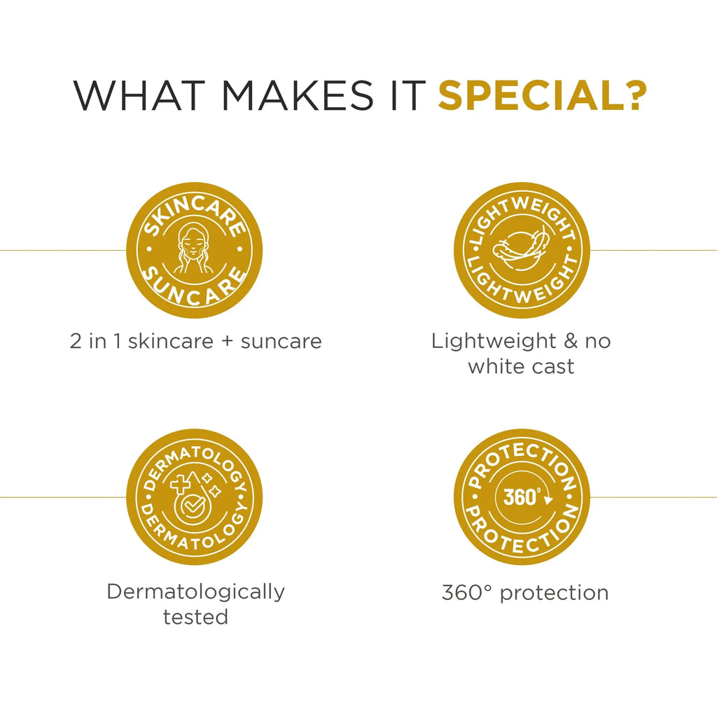 Oshea Herbals Papayaclean Radiance Sunscreen Gel SPF 50 PA+++ All Skin Type 50ml