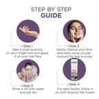 Oshea Herbals Glopure Lightening and Brightening Foaming Cleanser 3 in One Deep Cleansing,Lighten and Brighten,Gentle Exfoliation All Skin Types 100ml