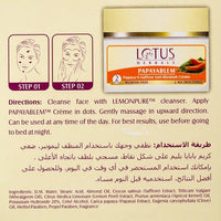 Lotus Herbals Papayablem Papaya-n-Saffron Anti-Blemish Cream, 50g