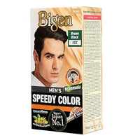 Bigen Men's Speedy Color, Hair Color, 80g - Brown Black 102 (Pack of 1)