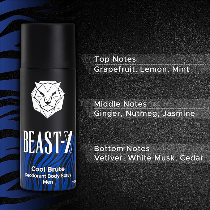 BEAST - X COOL BRUTE DEODORANT BODY SPRAY MEN 150ml