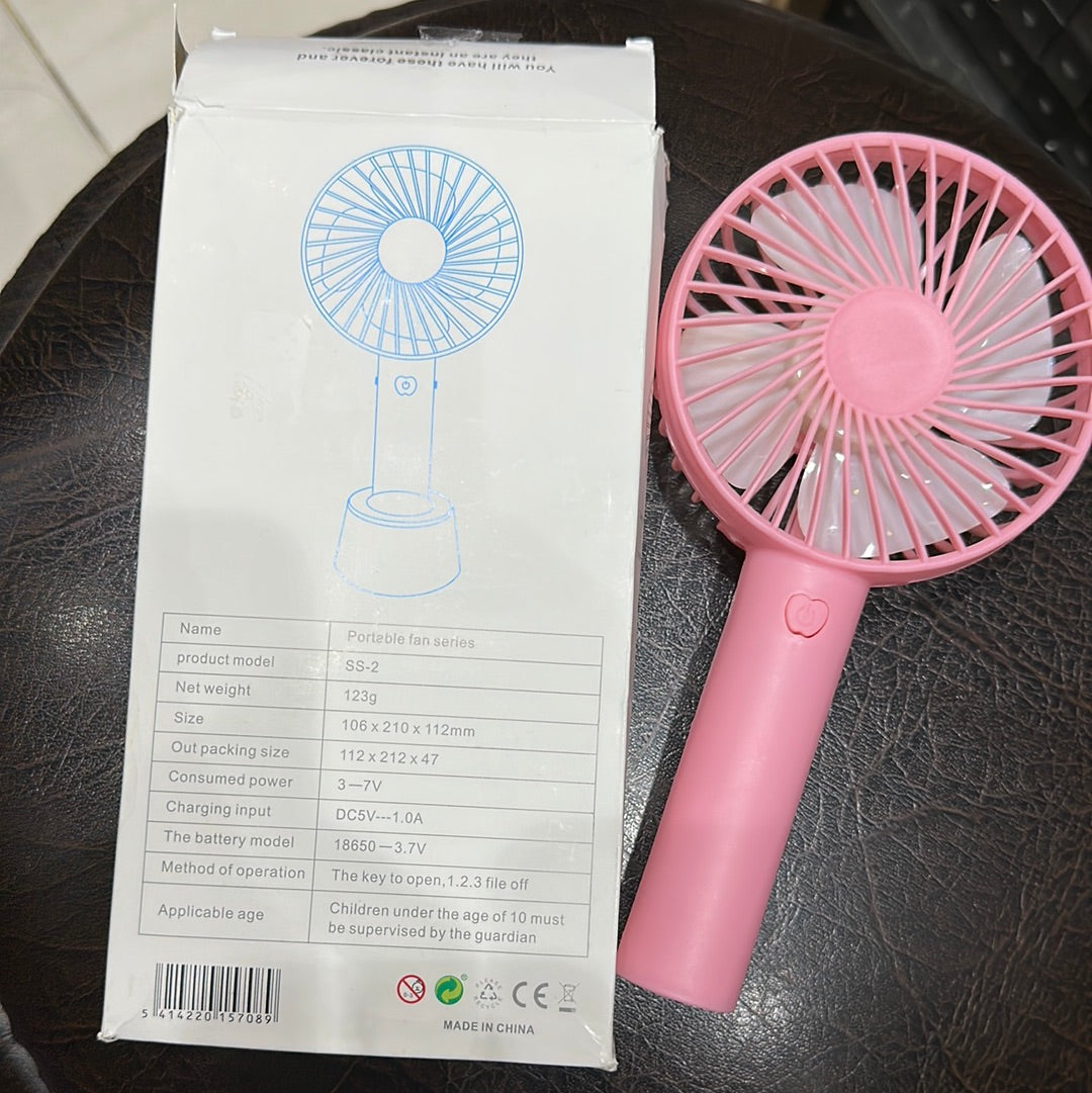 Retro Handheld Makeup Fan