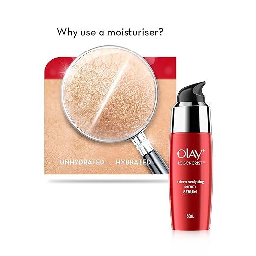 Olay Regenerist Micosculpting Serum | Hydrated, Plump, Bouncy Skin | With Hyaluronic Acid, Niacinamide and Peptides | Normal, Oily, Dry, Combination Skin | 50ml