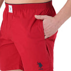 U.S. Polo Assn. Mens Pure Cotton Brushed Elastic I108 Boxers - Pack Of 1