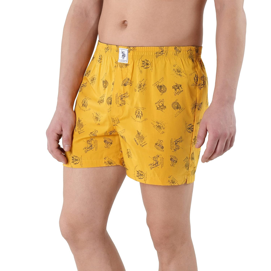 U.S. POLO ASSN. Men Graphic Print Cotton I657 Boxers - Pack of 1