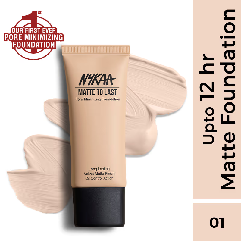 Nykaa Matte to Last Pore Minimizing Foundation - 01N Light (30ml)