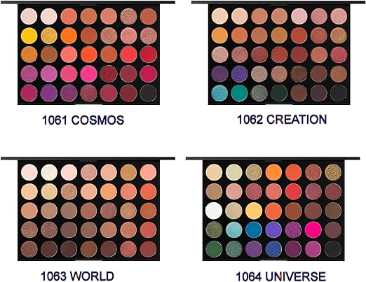 VATENN ITALY 35 COLOR EYESHADOW PALETTE WORLD 1063 53g