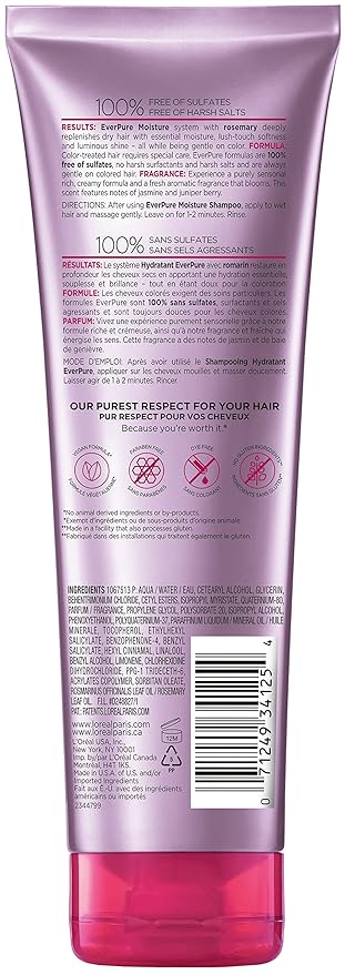 L'Oréal Paris Everpure Sulfate Free Moisture Conditioner, 250Ml