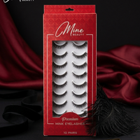 Mine Beauty Premium Mink Eyelashes 10 Pairs