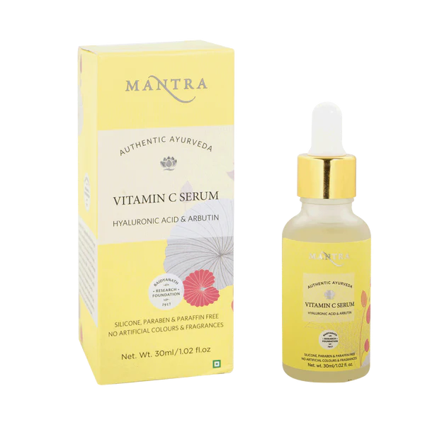 Mantra Vitamin C Serum with Hyaluronic Acid and Arbutin 30ml