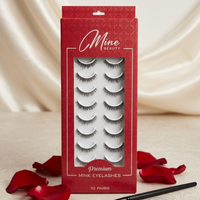 Mine Beauty Premium Mink Eyelashes 10 Pairs