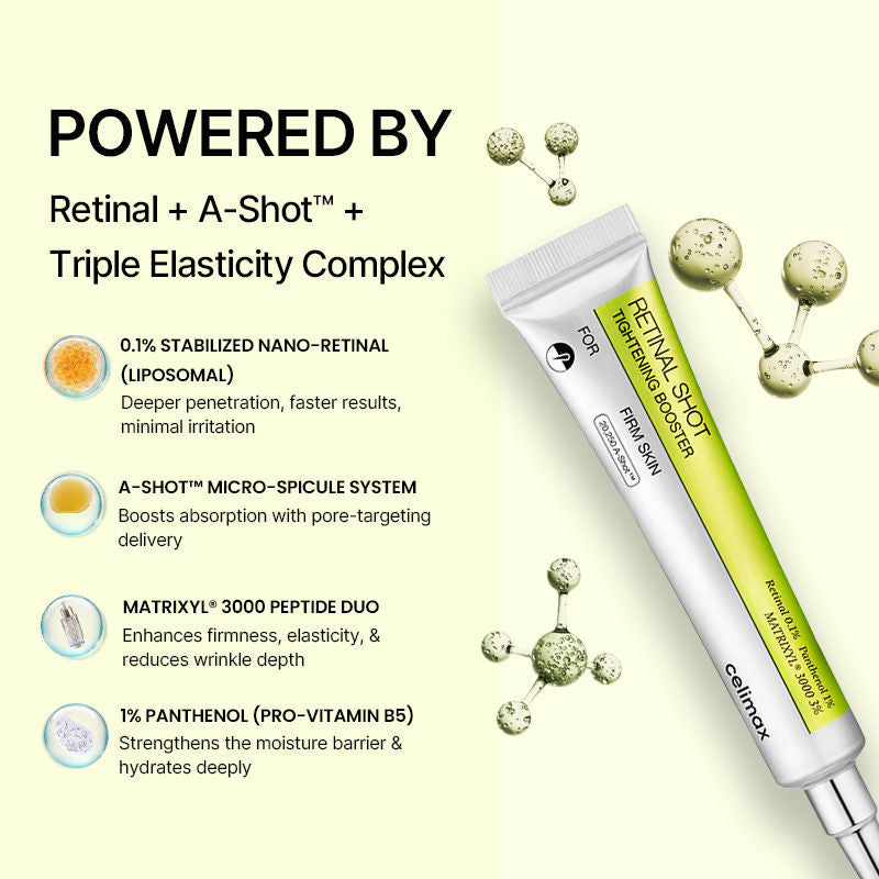 Celimax The Vita-A Retinal Shot Tightening Booster, For Anti-Aging, Dark Spots & Wrinkles (15ml)