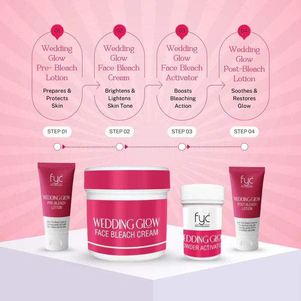 FYC PROFESSIONAL Wedding Glow Face Bleach Cream - 270 gm
