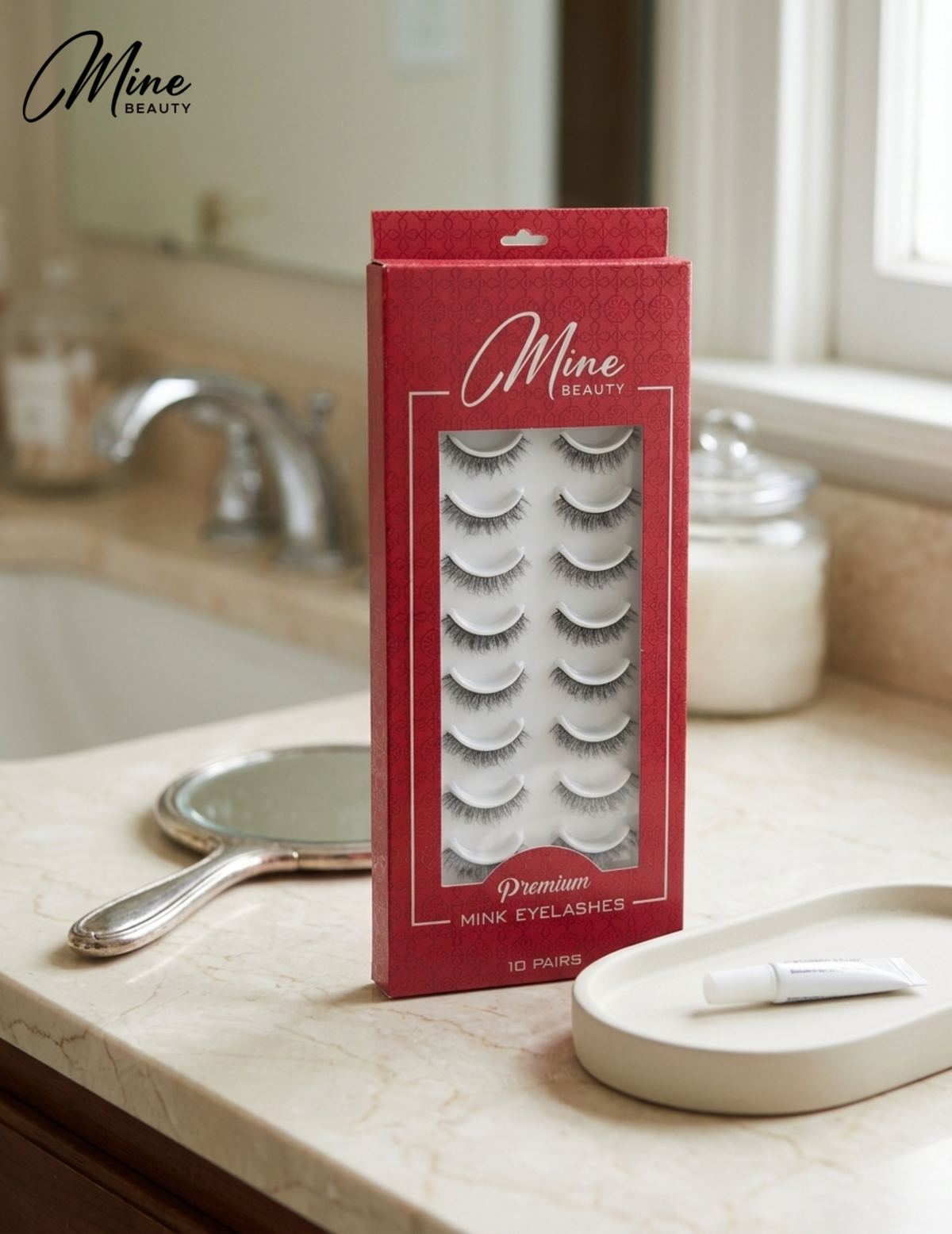 Mine Beauty Premium Mink Eyelashes 10 Pairs