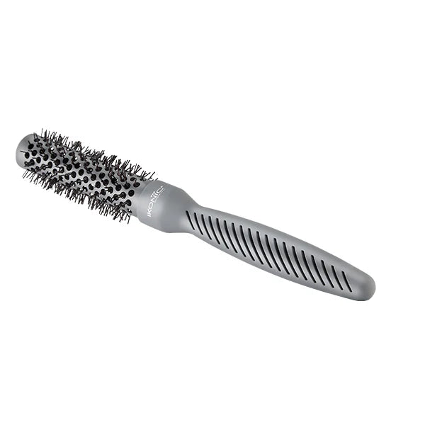 IKONIC BLOW DRY HAIR BRUSH CHAMELEON DARK GREY CCB25