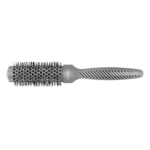 IKONIC BLOW DRY HAIR BRUSH CHAMELEON DARK GREY CCB32