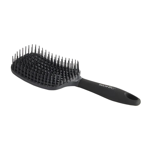 Ikonic Black Flexi Paddle Brush