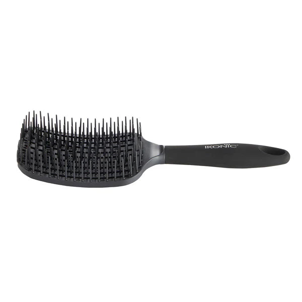 Ikonic Black Flexi Paddle Brush