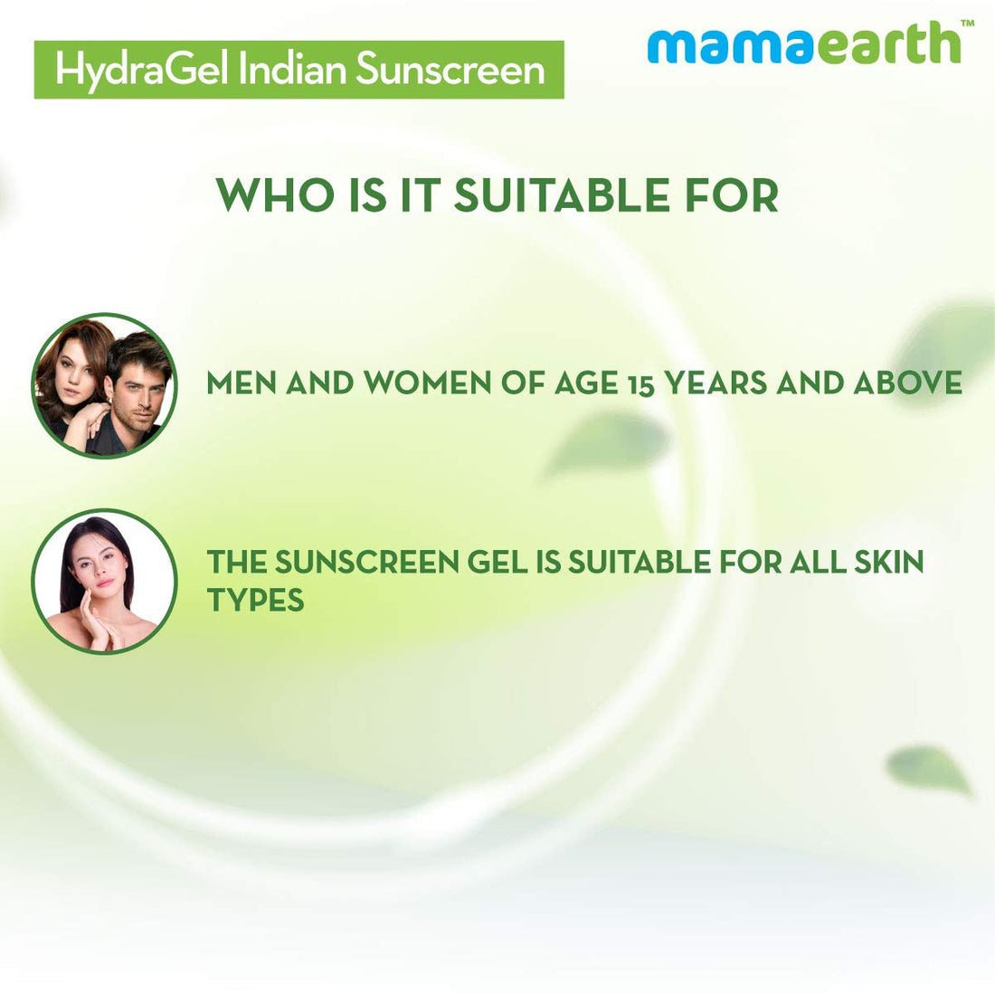 Mamaearth Hydragel Indian Sunscreen SPF 50 With Aloe Vera 50g