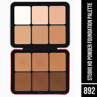 VATENN ITALY ARTIST FP892 STUDIO HD FOUNDATION PALETTE POWDER 12 COLOR 26g