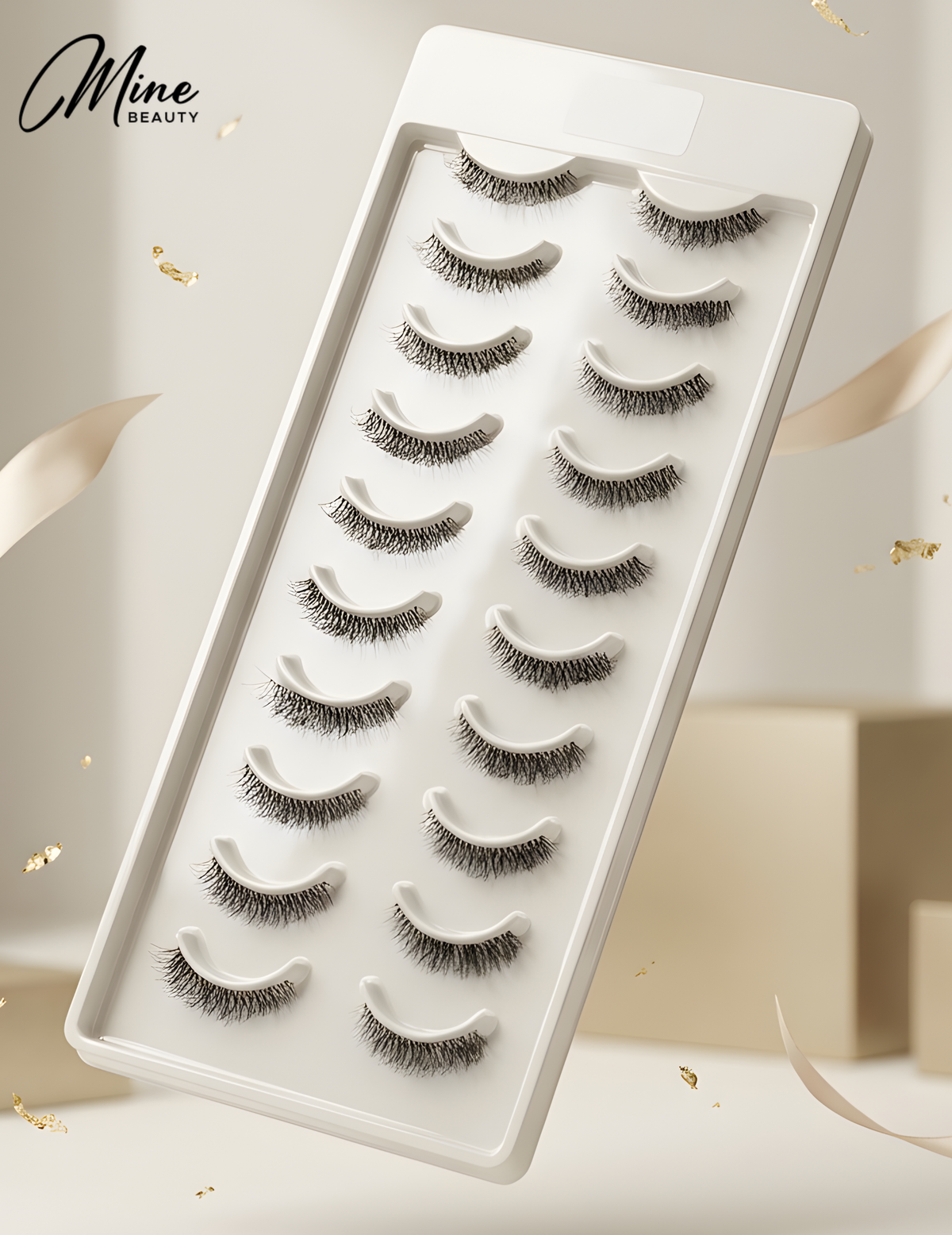 Mine Beauty Premium Mink Eyelashes 10 Pairs