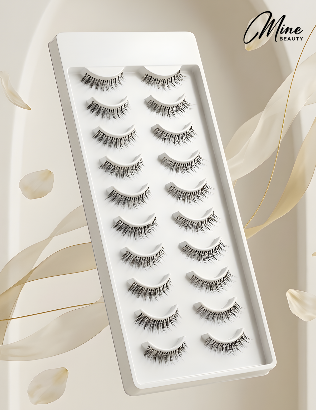 Mine Beauty Premium Mink Eyelashes 10 Pairs