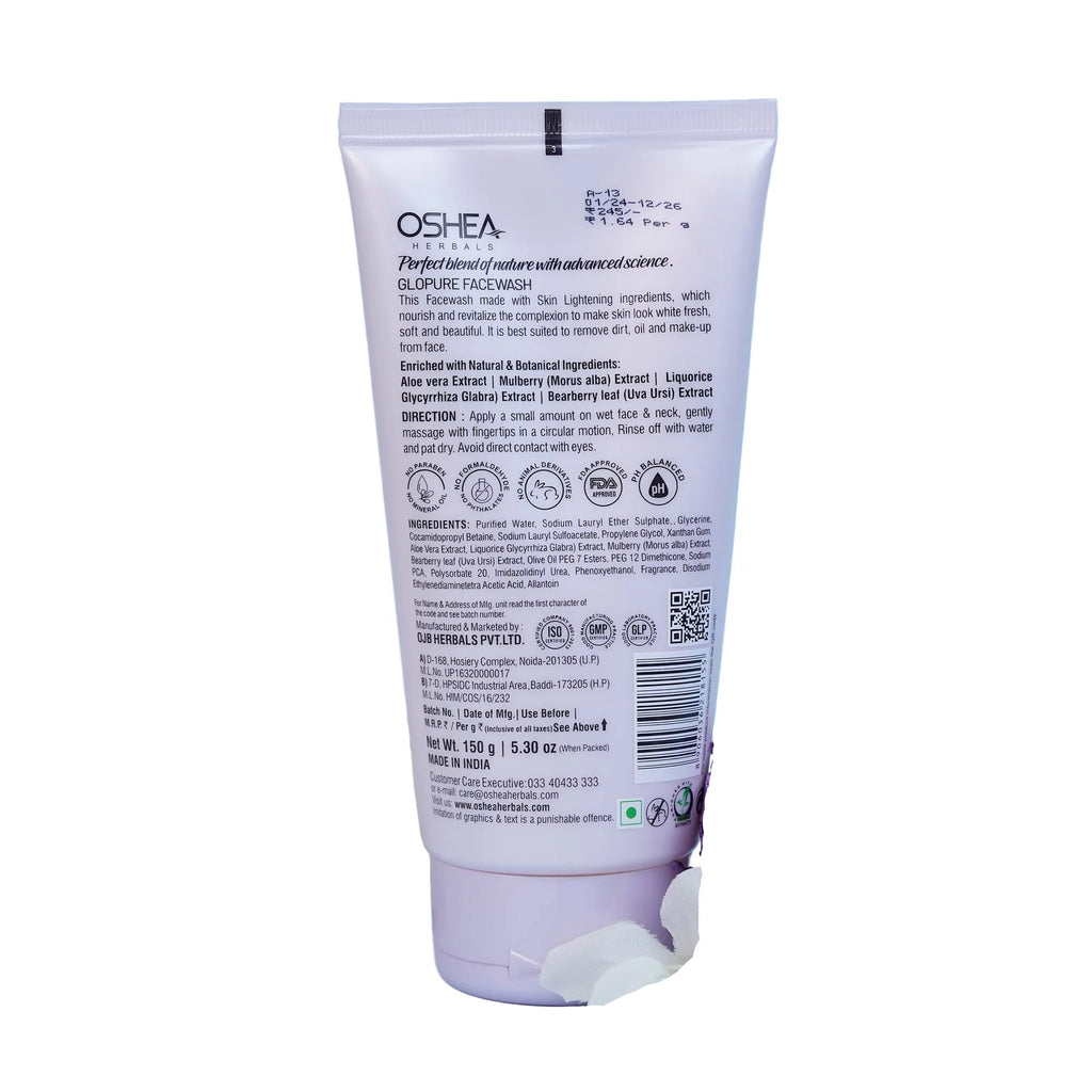 Oshea Herbals Glopure Lightening Facewash 150g
